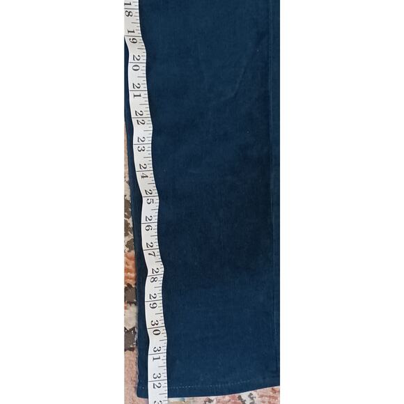 AG Adriano Goldschmied the Stevie Slim Straight Green Corduroy Pants Sz 27R - Picture 6 of 11